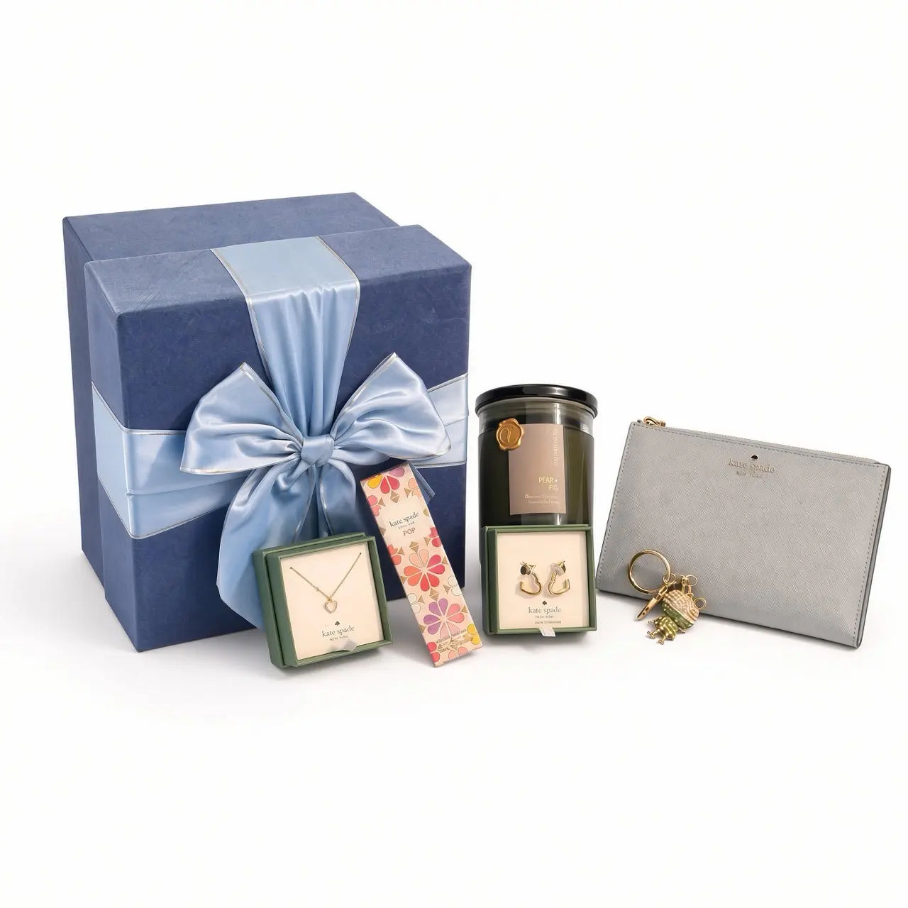 The Kate Spade Blue Ribbon Gift luxury gift basket